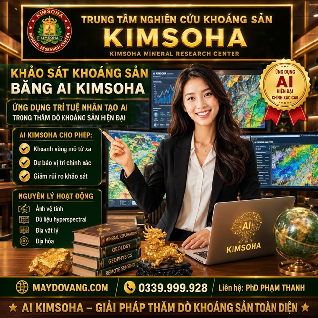 KHẢO SÁT KHOÁNG SẢN BẰNG AI KIMSOHA