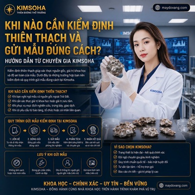 KHI NÀO CẦN KIỂM ĐỊNH THIÊN THẠCH VÀ GỬI MẪU ĐÚNG CÁCH