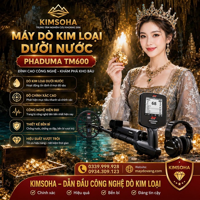 MÁY DÒ KIM LOẠI DƯỚI NƯỚC PHADUMA TM600
