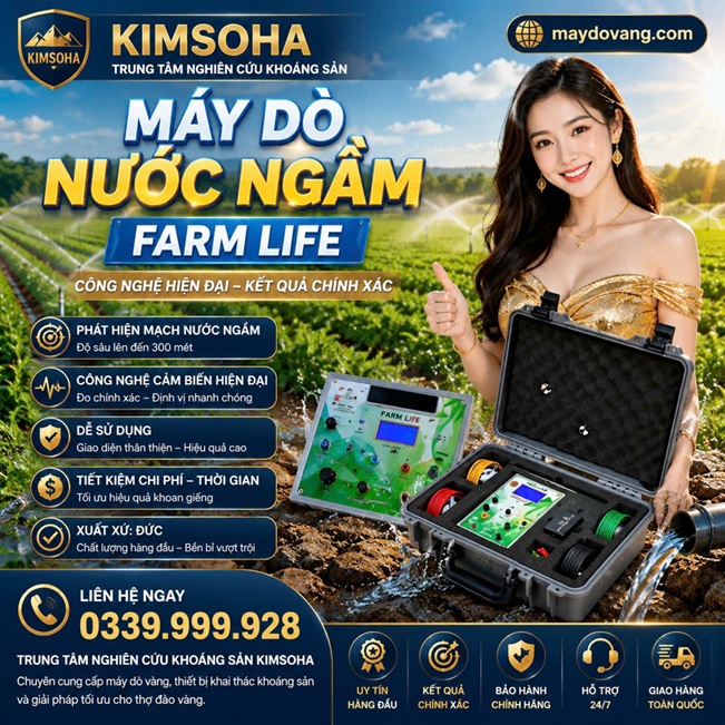 MÁY DÒ NƯỚC NGẦM FARM LIFE