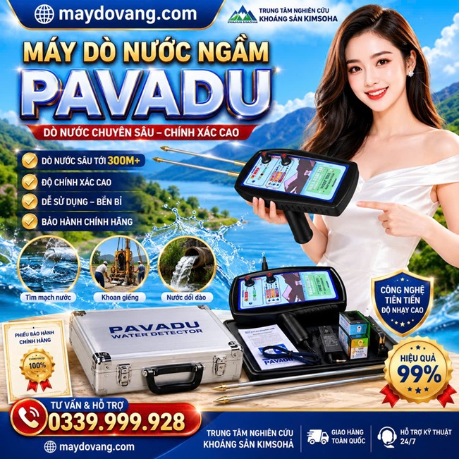 MÁY DÒ NƯỚC NGẦM PAVADU