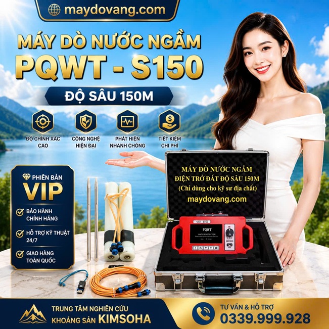 MÁY DÒ NƯỚC NGẦM S150 ĐỘ SÂU 150 M