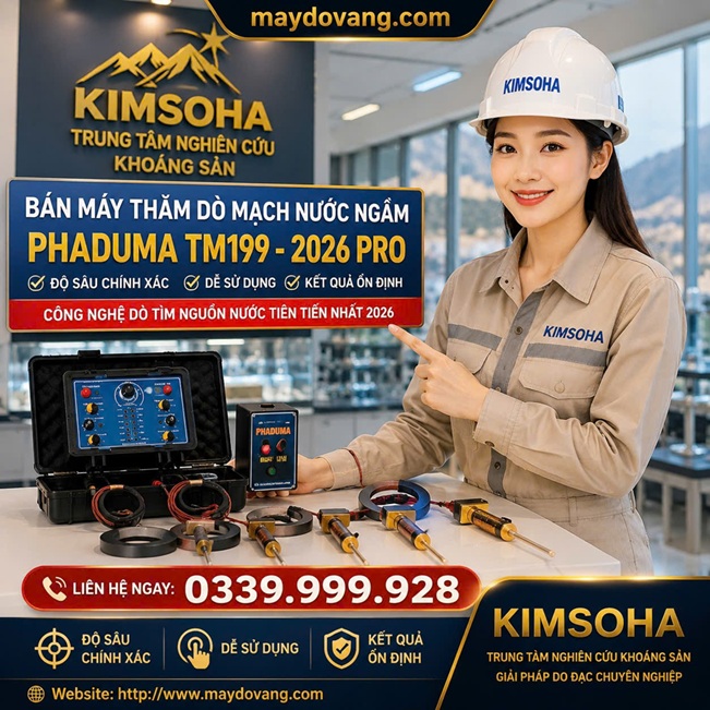 BÁN MÁY THĂM DÒ MẠCH NƯỚC NGẦM PHADUMA TM199-2018 PRO