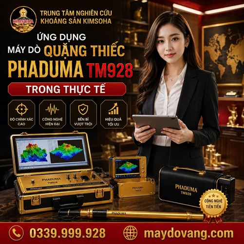 ƯU ĐIỂM NỔI BẬT CỦA MÁY DÒ QUẶNG THIẾC PHADUMA TM928