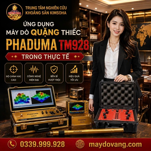CẤU TẠO CHI TIẾT CỦA MÁY DÒ QUẶNG THIẾC PHADUMA TM928