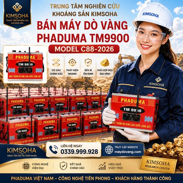 BÁN MÁY DÒ VÀNG CỐM PHADUMA  TM9900-C88-2026