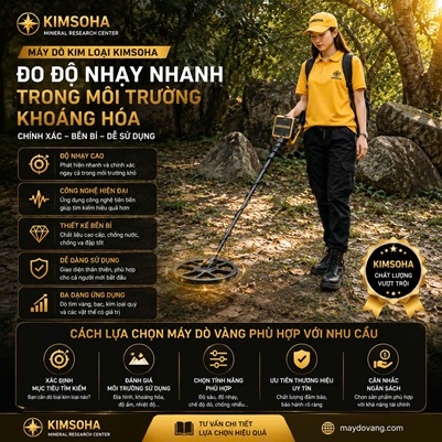 MÁY DÒ KIM LOẠI VÀ BÀI TOÁN ĐỘ NHẠY TRONG MÔI TRƯỜNG KHOÁNG HÓA