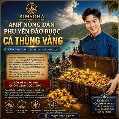 ANH NÔNG DÂN PHÚ YÊN ĐÀO ĐƯỢC CẢ THÙNG VÀNG