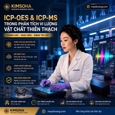 ICP-OES VÀ ICP-MS TRONG PHÂN TÍCH VI LƯỢNG VẬT CHẤT THIÊN THẠCH