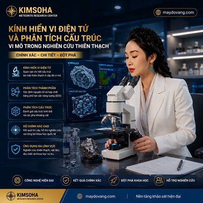  KÍNH HIỂN VI ĐIỆN TỬ VÀ PHÂN TÍCH CẤU TRÚC VI MÔ TRONG NGHIÊN CỨU THIÊN THẠCH