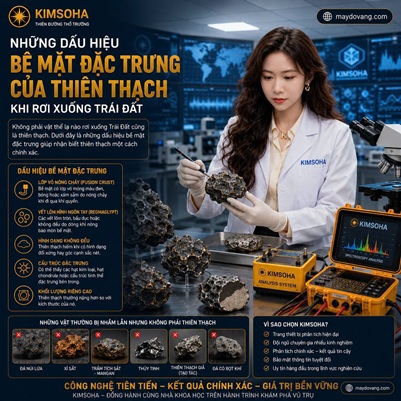 NHỮNG DẤU HIỆU BỀ MẶT ĐẶC TRƯNG CỦA THIÊN THẠCH KHI RƠI XUỐNG TRÁI ĐẤT