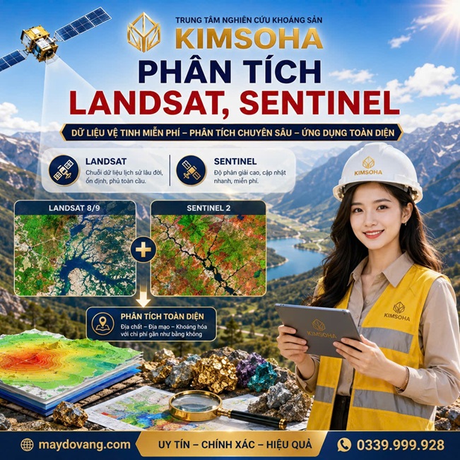 PHÂN TÍCH LANDSAT, SENTINEL