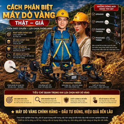 CÁCH CHỌN MÁY DÒ VÀNG PHÙ HỢP CHO NGƯỜI MỚI BẮT ĐẦU