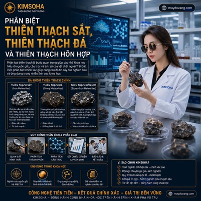 PHÂN BIỆT THIÊN THẠCH SẮT, THIÊN THẠCH ĐÁ VÀ THIÊN THẠCH HỖN HỢP
