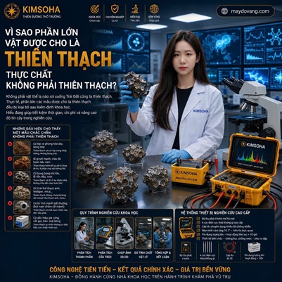 VÌ SAO PHẦN LỚN VẬT ĐƯỢC CHO LÀ THIÊN THẠCH THỰC CHẤT KHÔNG PHẢI THIÊN THẠCH