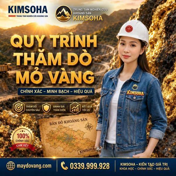 QUY TRÌNH THĂM DÒ MỎ VÀNG