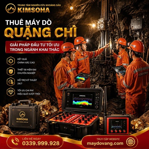 THUÊ MÁY DÒ QUẶNG CHÌ: GIẢI PHÁP ĐẦU TƯ TỐI ƯU TRONG NGÀNH KHAI THÁC