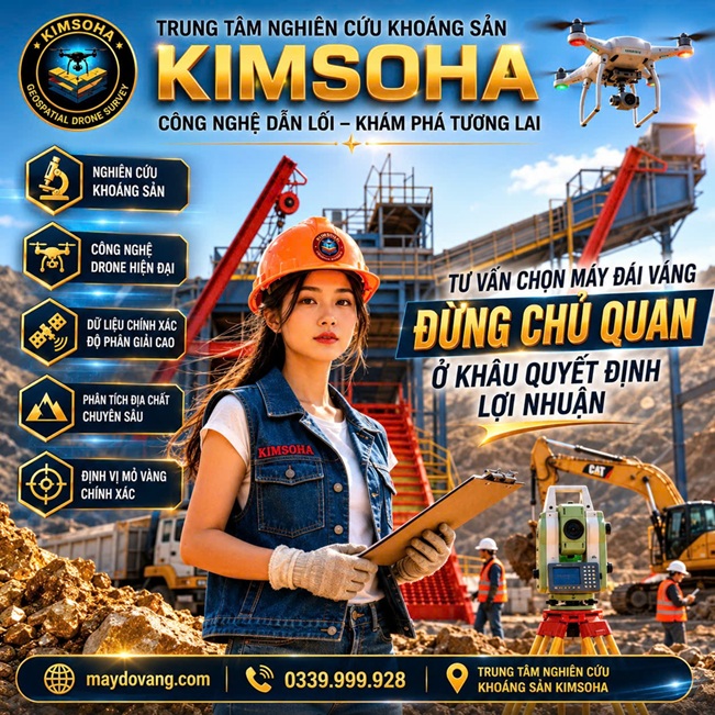 TƯ VẤN CHỌN MÁY ĐÃI VÀNG - ĐỪNG CHỦ QUAN Ở KHÂU QUYẾT ĐỊNH LỢI NHUẬN