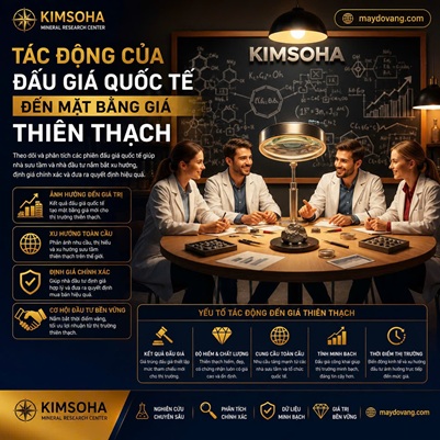  TÁC ĐỘNG CỦA ĐẤU GIÁ QUỐC TẾ ĐẾN MẶT BẰNG GIÁ THIÊN THẠCH